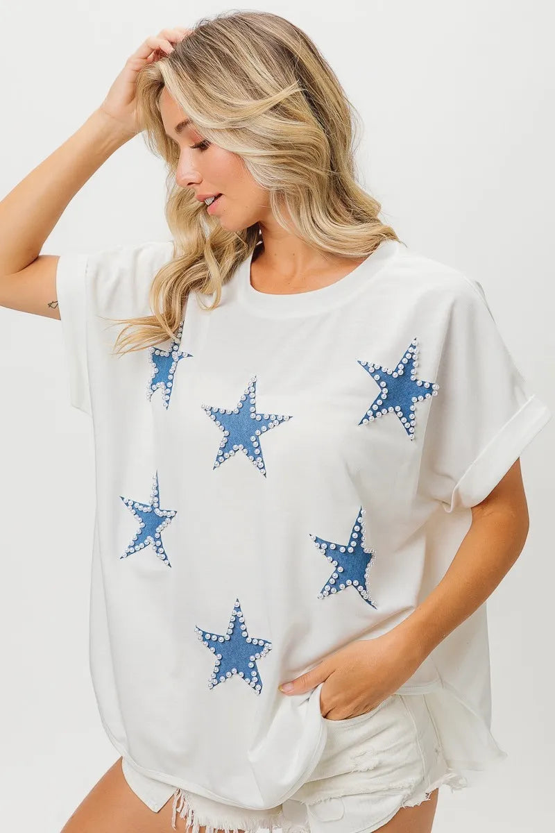 BiBi Fourth Of July Terry T-Shirt