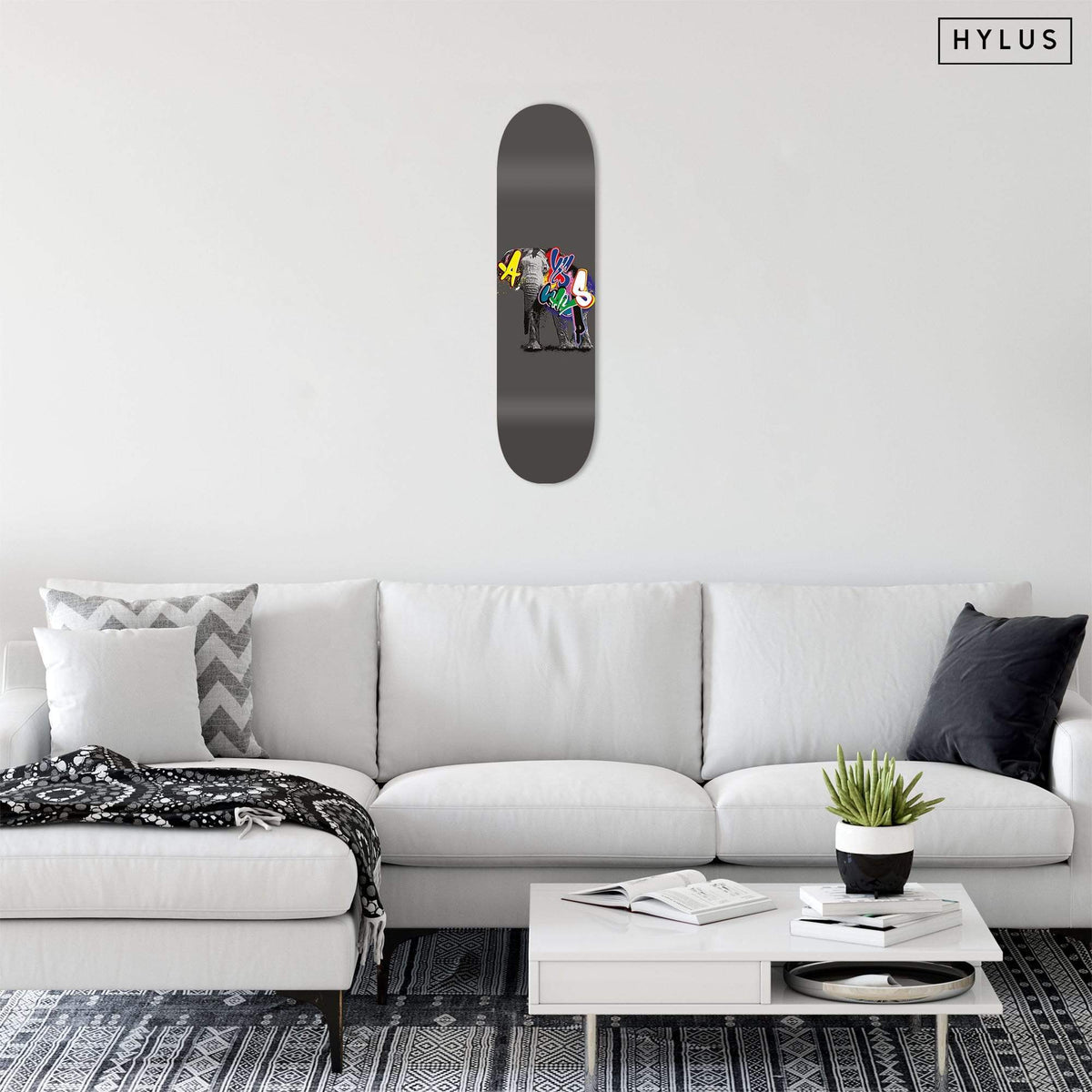 Graffiti Elephant Skateboard