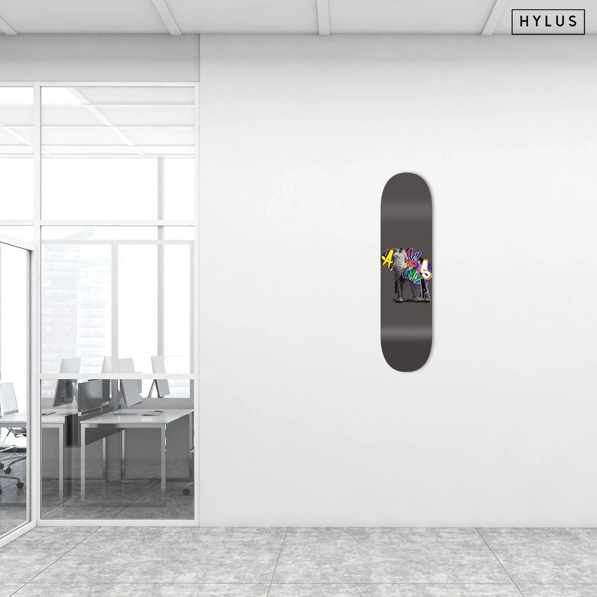 Graffiti Elephant Skateboard