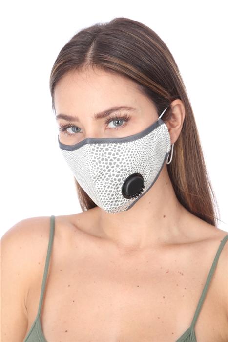 FASHION MASK O/TY002 REPTILE PRINT FILTER FACE MASK