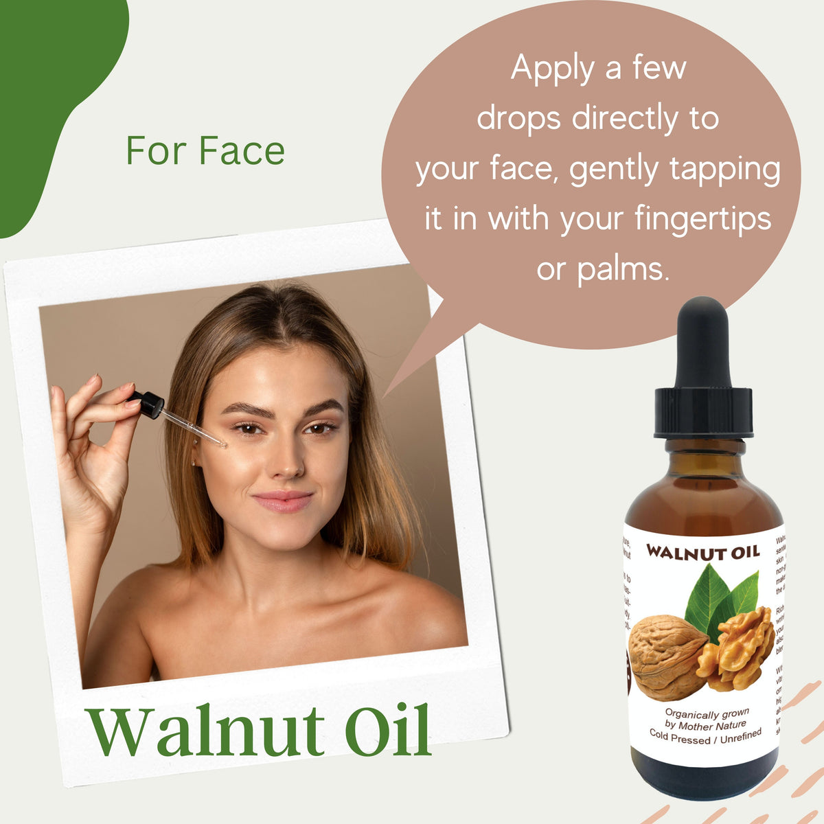 Walnut Oil Virgin (organic, cold pressed, unrefined)