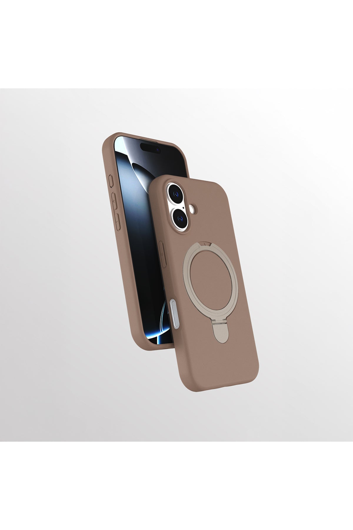 iPhone 16 Plus Case Magnetic Charging Ring Stand Samara Cover