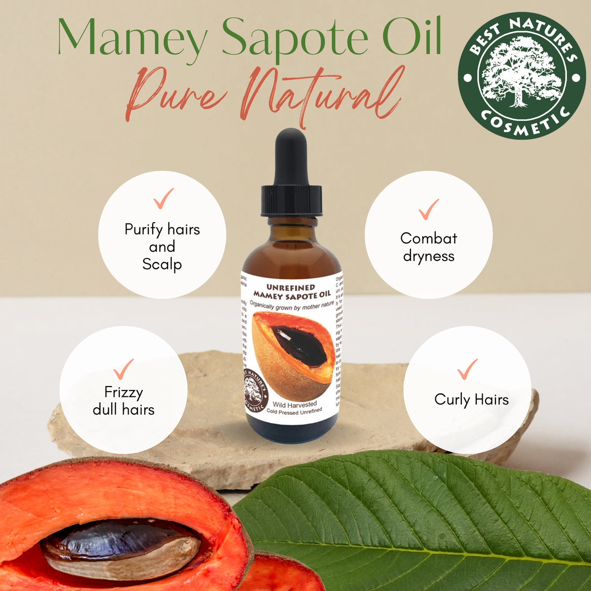 Mamey Sapote (Sapuyulo) Oil (organic, cold pressed, unrefined)