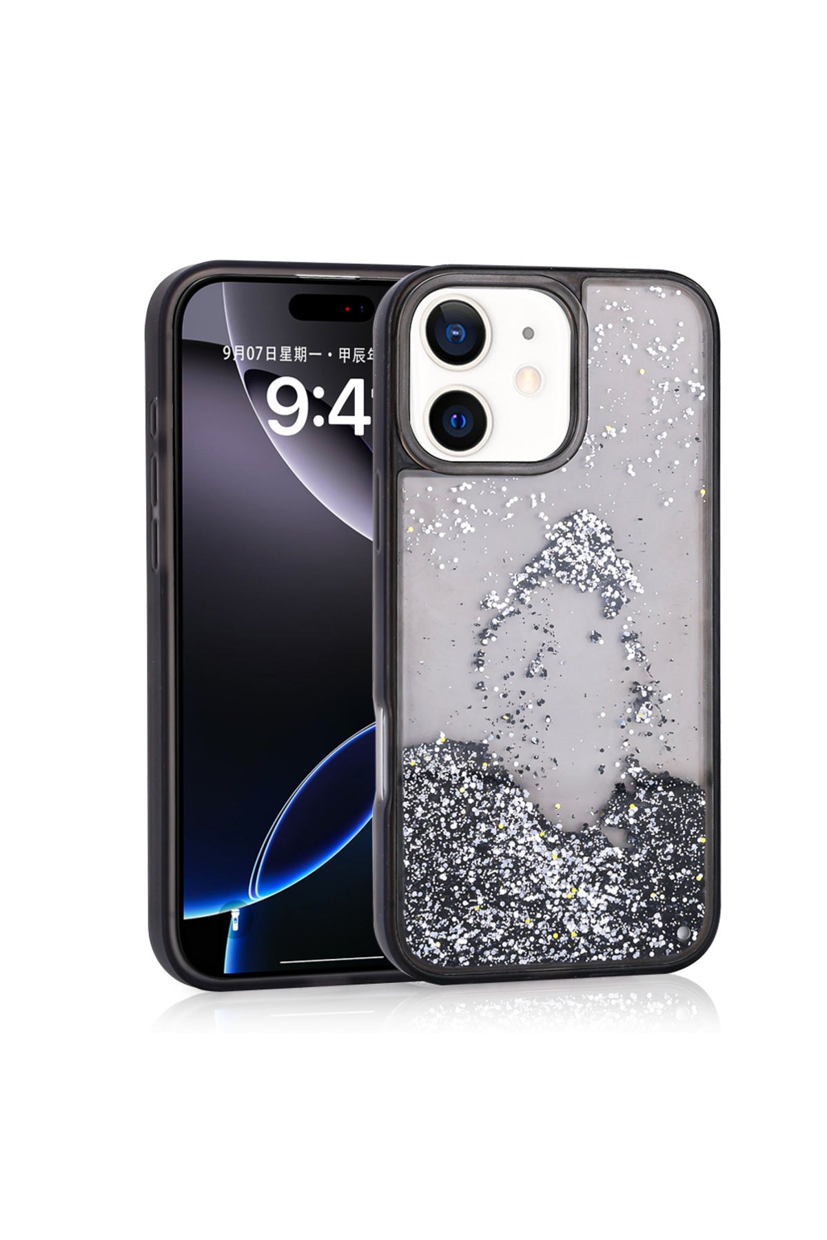 iPhone 11 Case Liquid Glitter Keto Glitter Cover