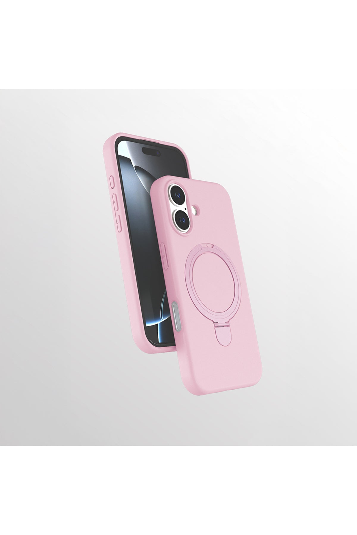 iPhone 16 Plus Case Magnetic Charging Ring Stand Samara Cover