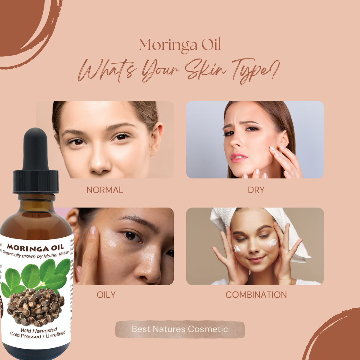 Moringa Seed Oil (organic, cold pressed, unrefined)