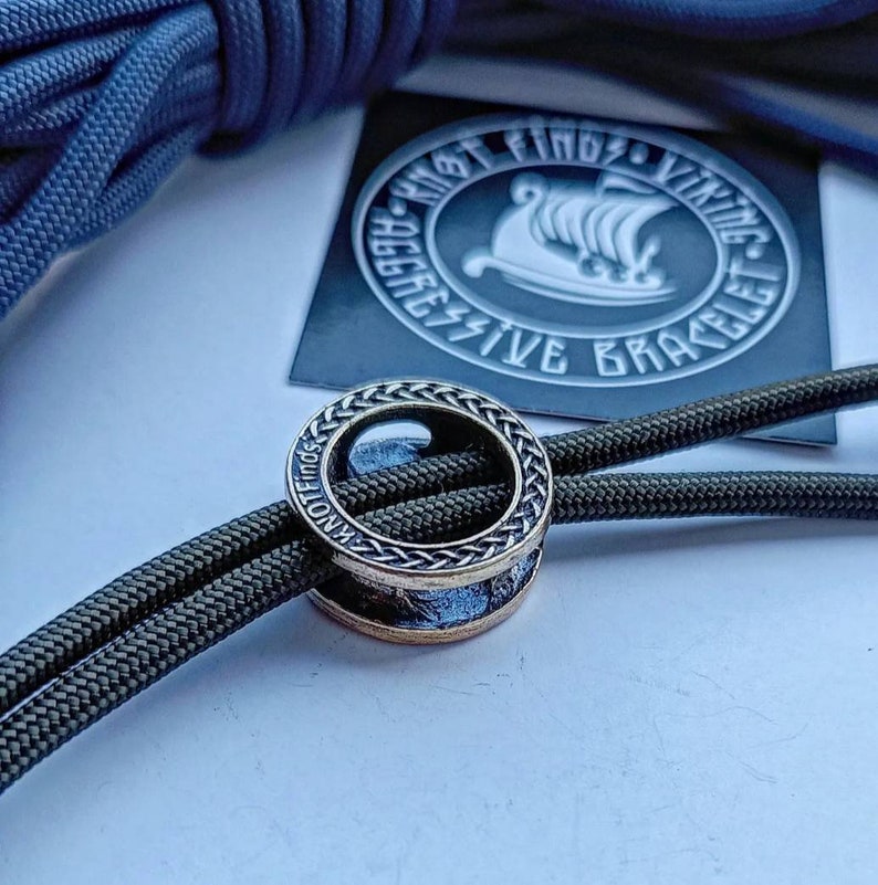 Templar Cross Bead, Brass Cross Charm, Viking Jewelry & Craft Supply,