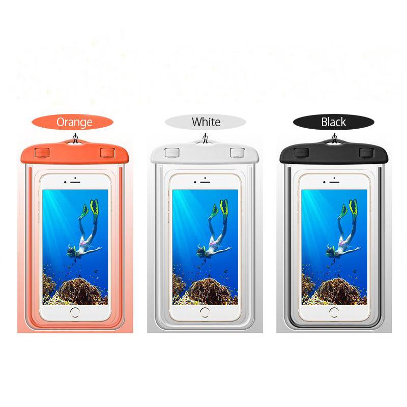 Universal Waterproof Beach Bag Case For iPhone 7 X XR case Luminous