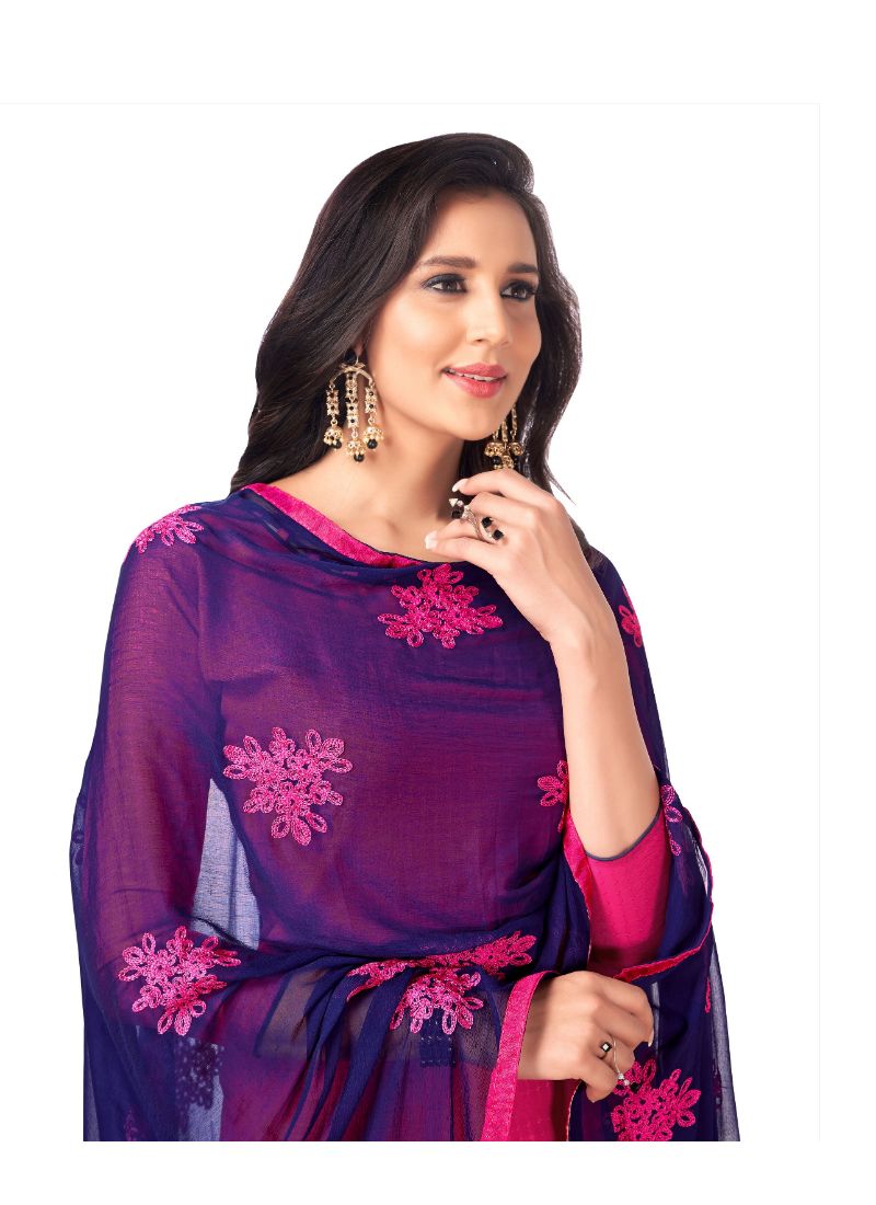 Generic Women's Cotton Salwar Material (Pink, 2
