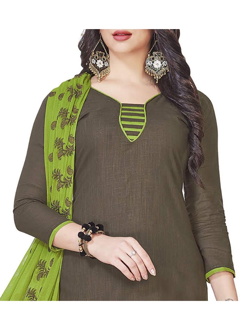 Generic Women's Slub Cotton Salwar Material