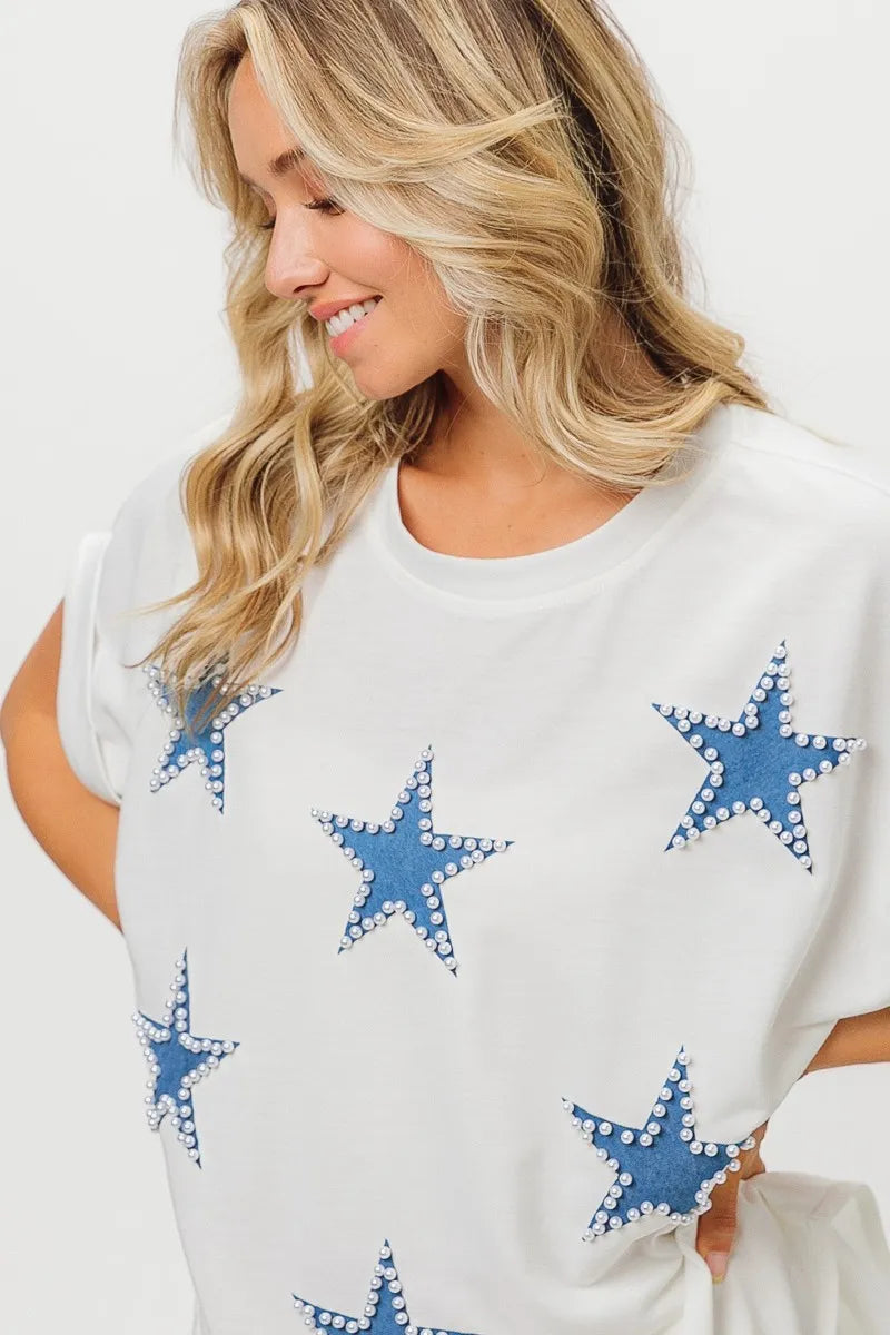 BiBi Fourth Of July Terry T-Shirt