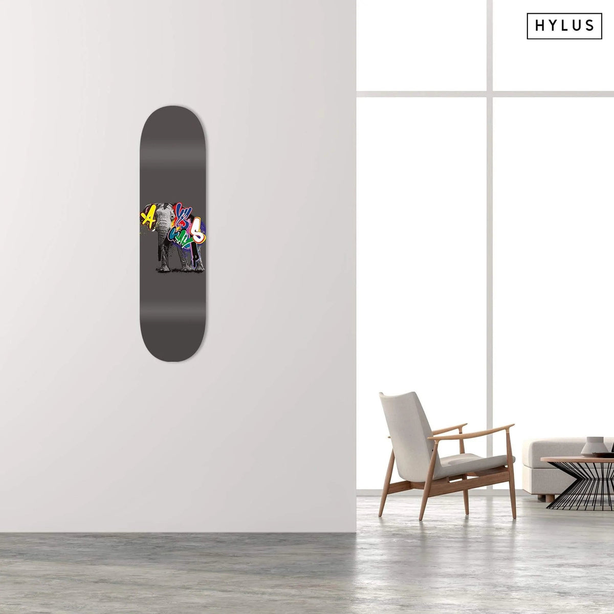 Graffiti Elephant Skateboard
