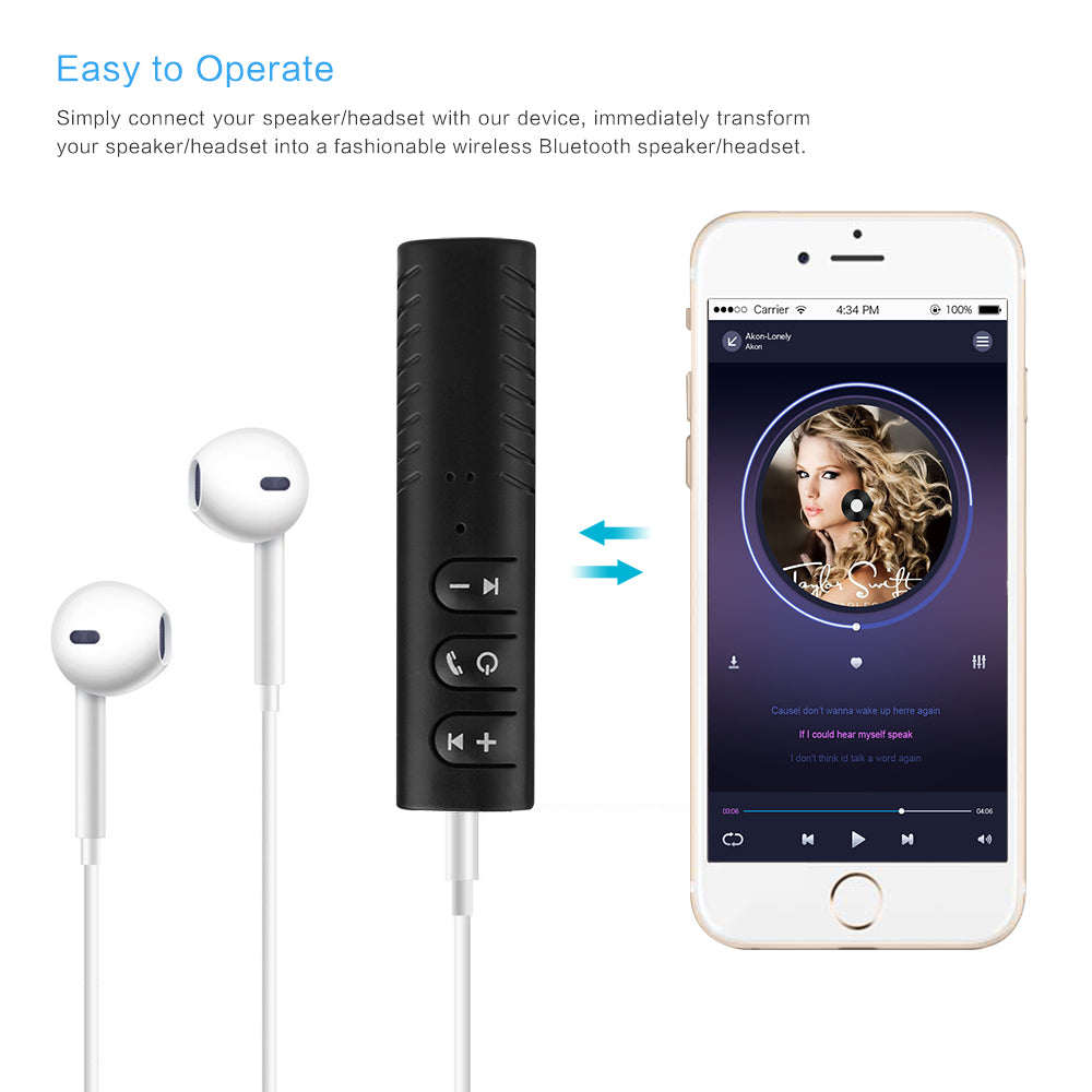 Universale 3.5mm Car Kit Bluetooth 4.2 Receiver