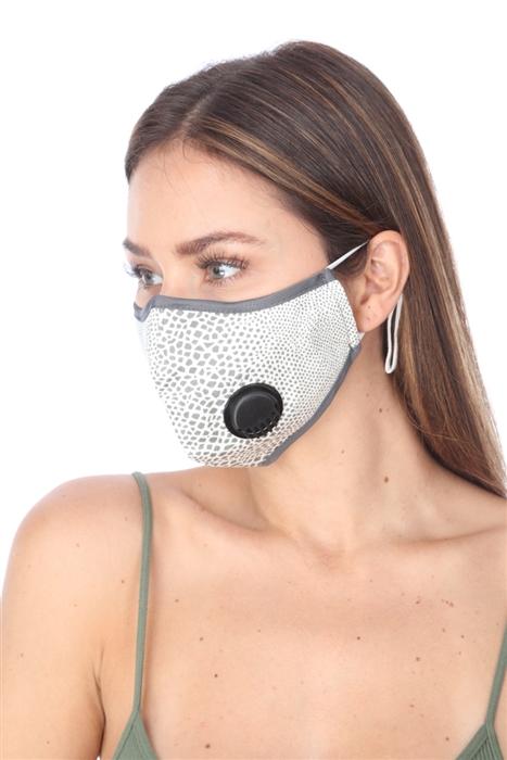 FASHION MASK O/TY002 REPTILE PRINT FILTER FACE MASK