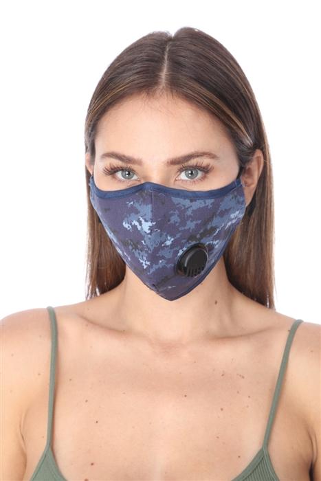 FASHION MASK O/TY002 CHARCOAL ANIMAL PRINT FILTER FACE MASK