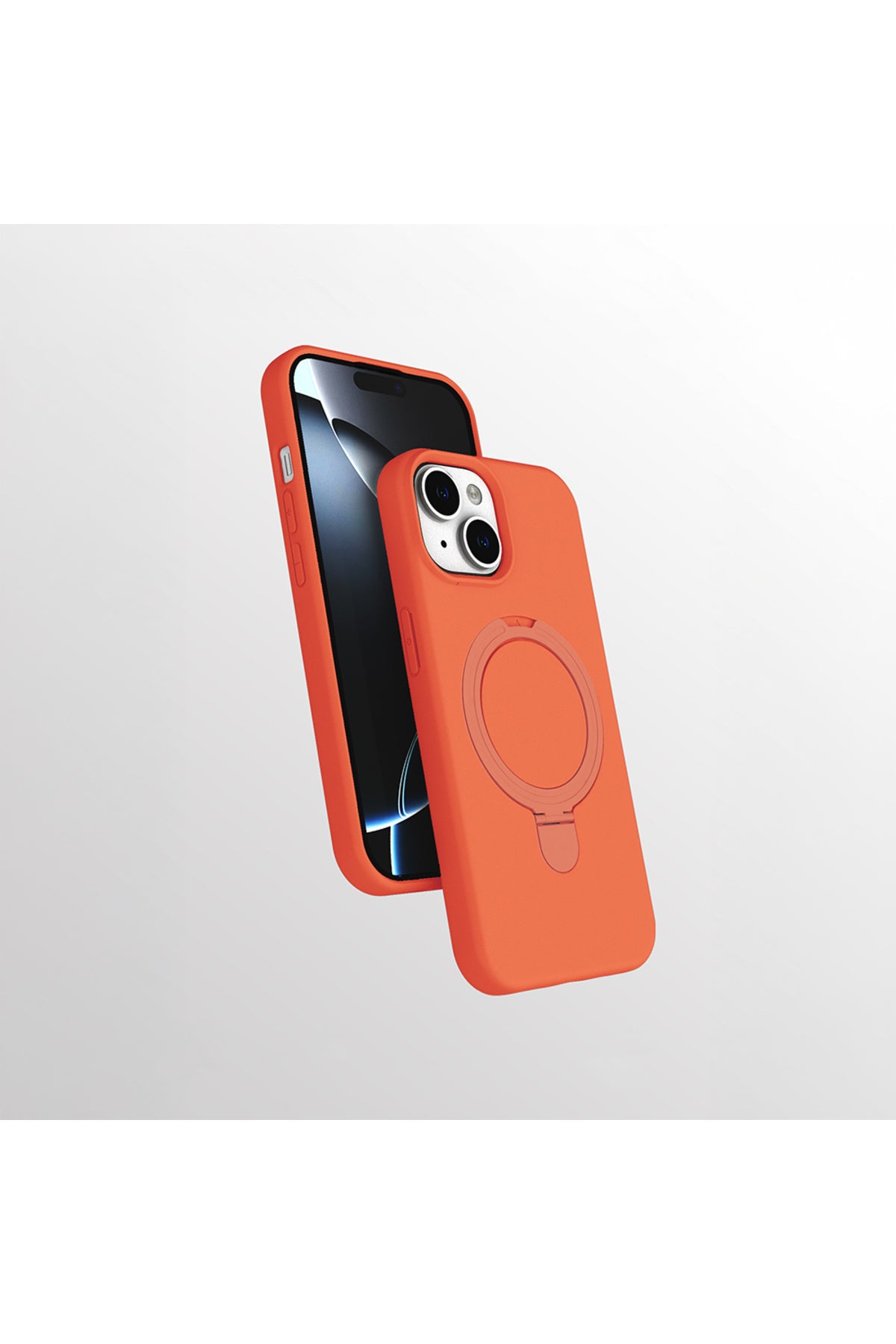 Samara Case for iPhone 14 with Magnetic Charging and Ring Stand