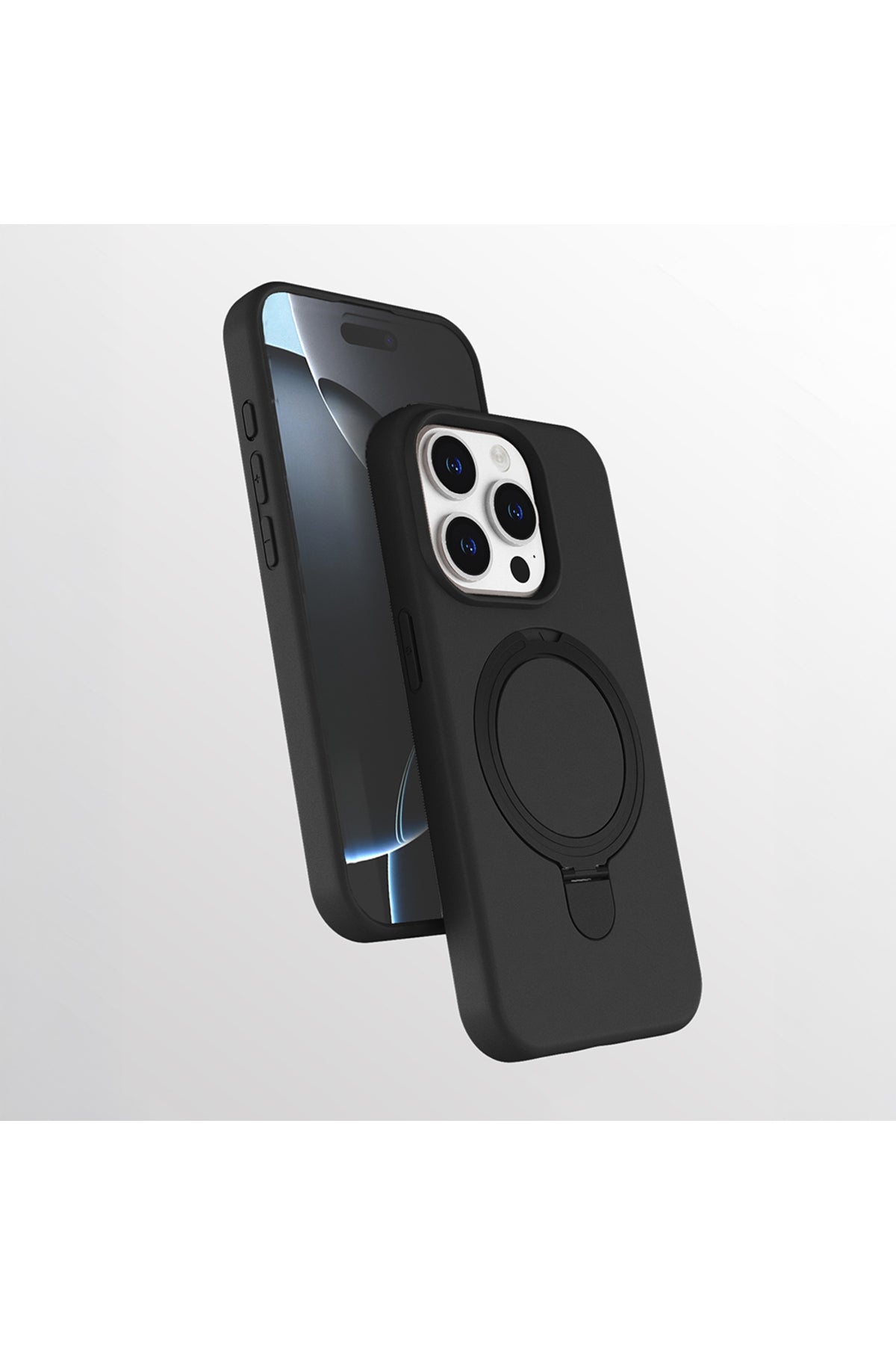 iPhone 14 Pro Max Case Magnetic Charging Ring Stand - Samara Cover