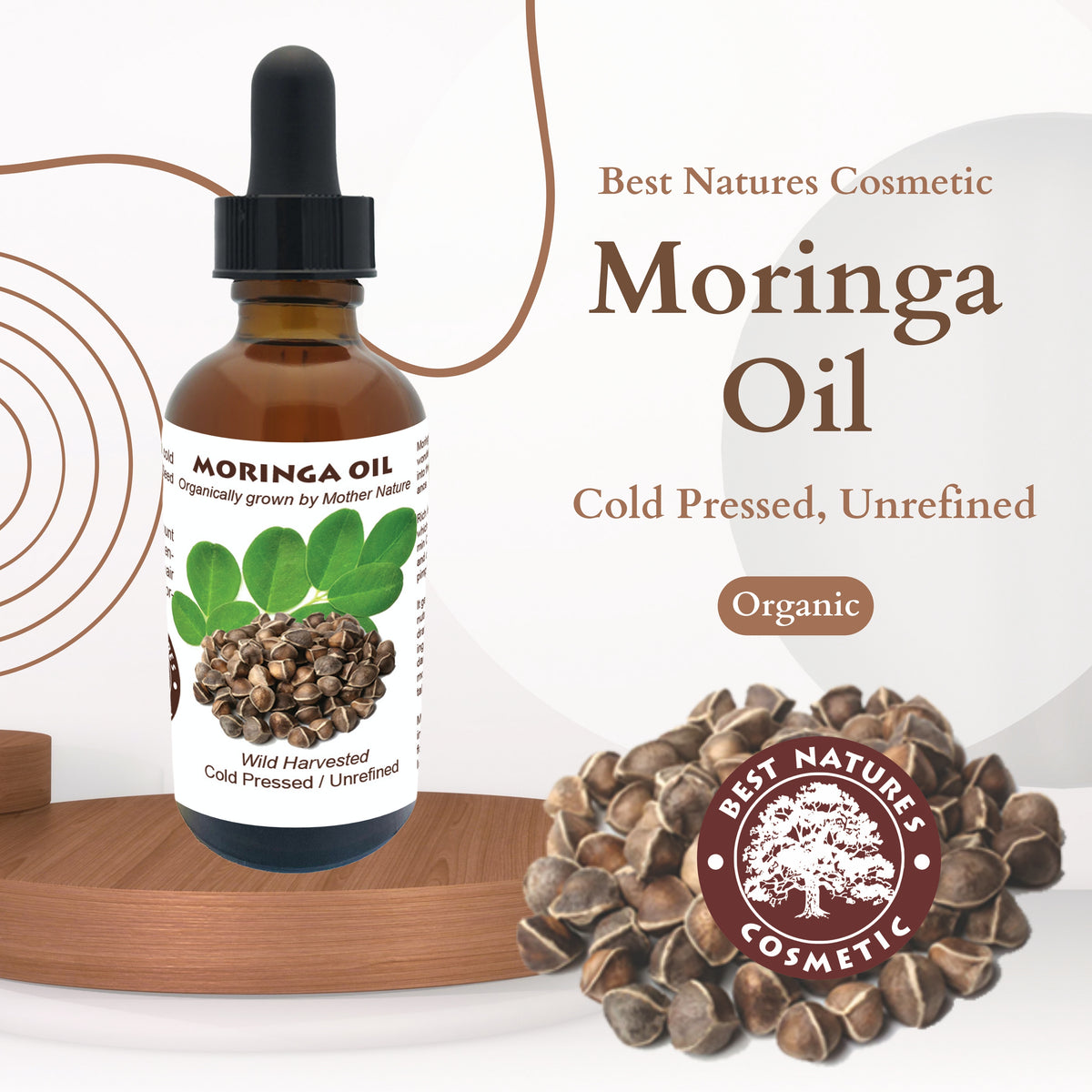 Moringa Seed Oil (organic, cold pressed, unrefined)