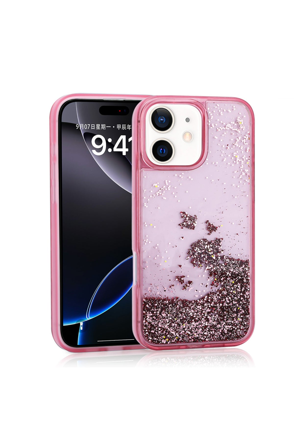 iPhone 11 Case Liquid Glitter Keto Glitter Cover