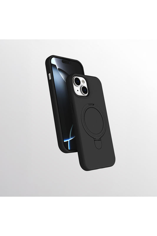 iPhone 15 Case with Magnetic Charging and Ring Stand - Samara Cover