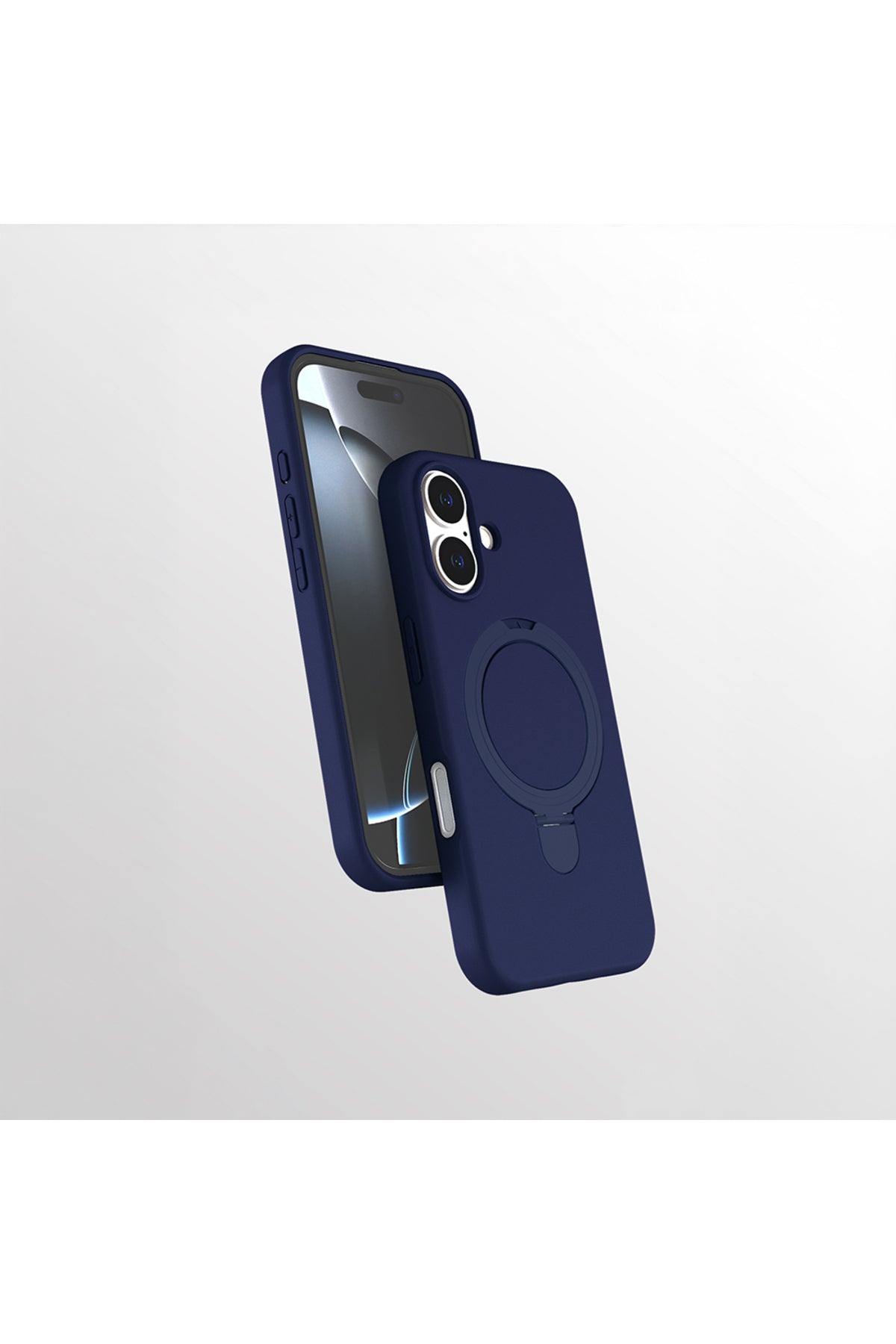 iPhone 16 Plus Case Magnetic Charging Ring Stand Samara Cover