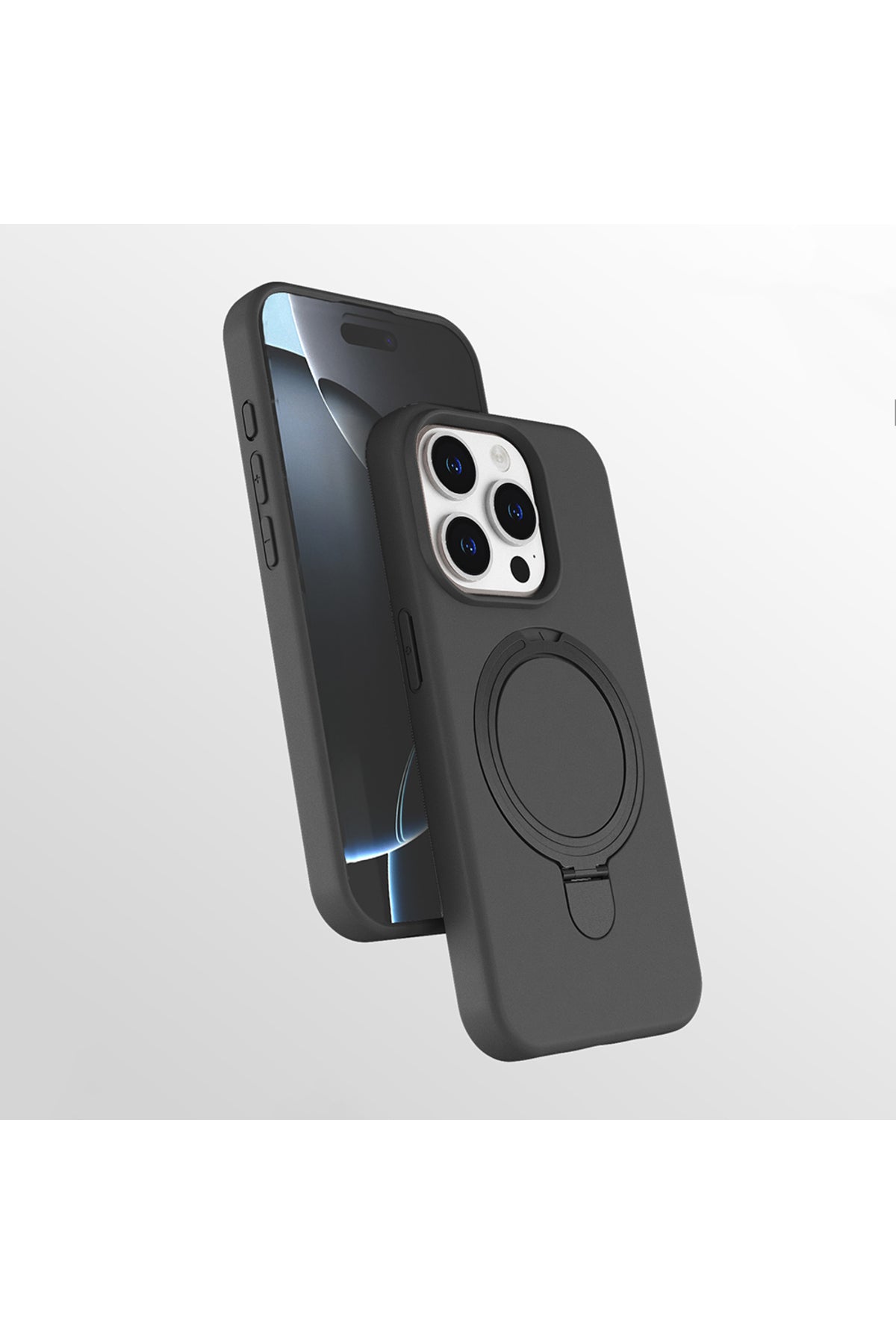 iPhone 14 Pro Max Case Magnetic Charging Ring Stand - Samara Cover