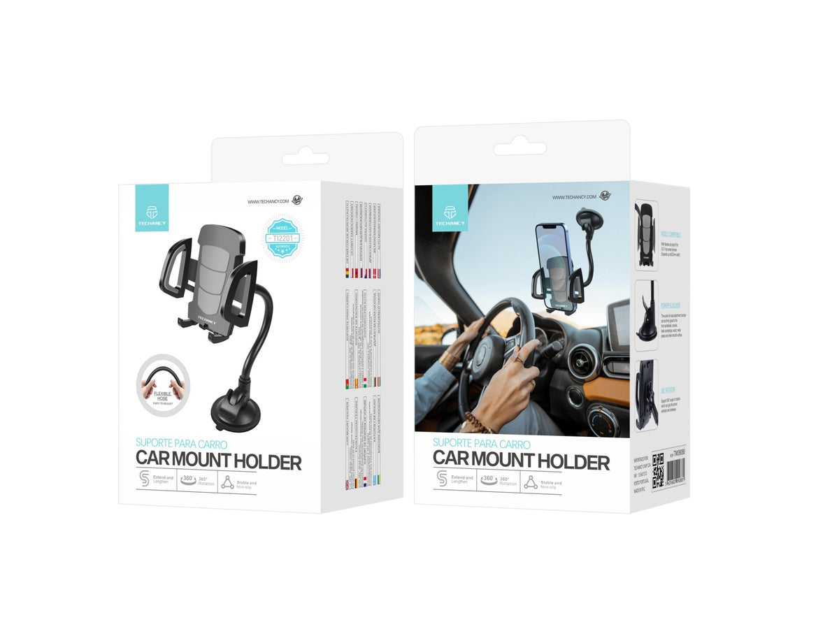 Techancy Suporte Para Telemóvel Para Automóvel Ti2201, Rotação De