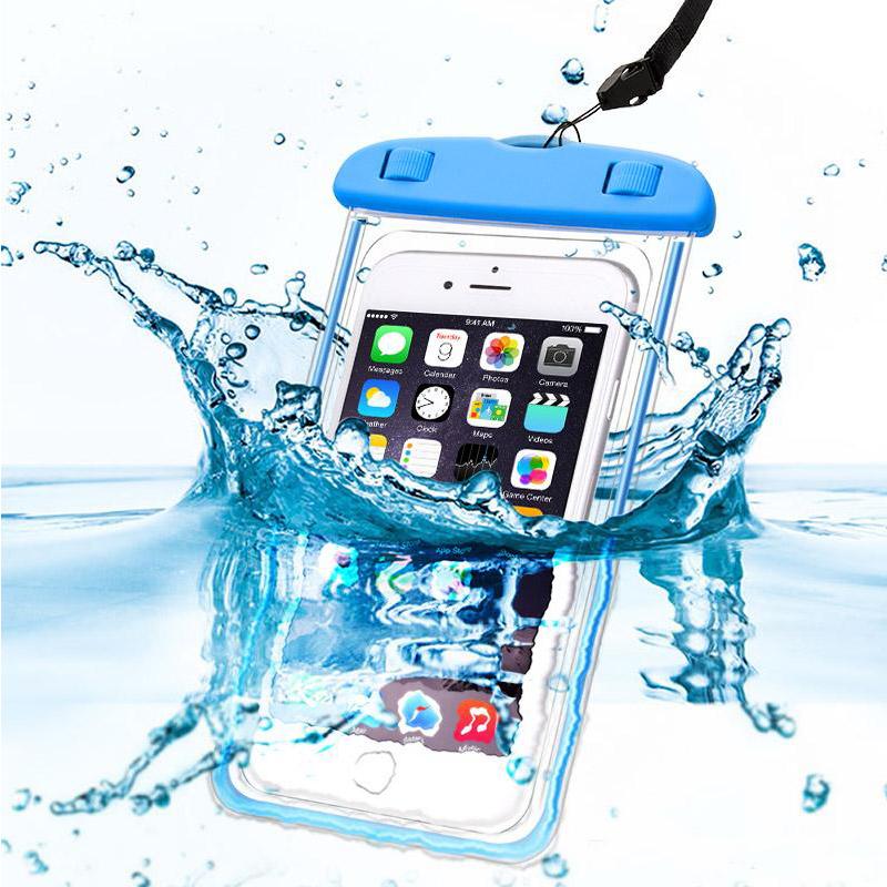Universal Waterproof Beach Bag Case For iPhone 7 X XR case Luminous